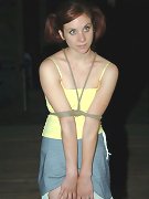 Teen slut in bondage