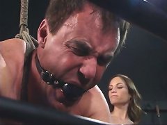 Male slave eager to please his Mistress